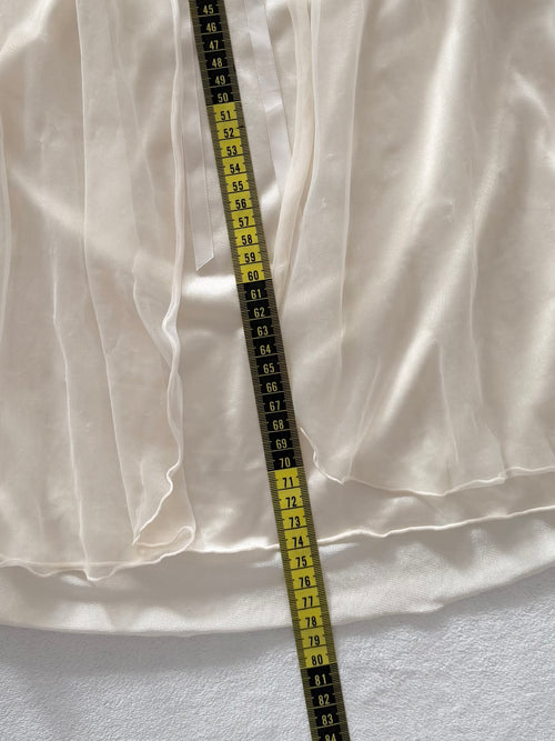 Coquette Cream Nylon Babydoll Size S