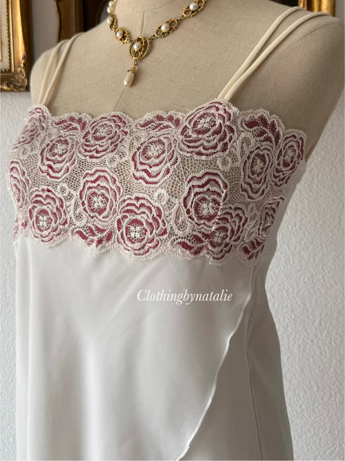 Fairy Sheet White Chiffon Slip size S