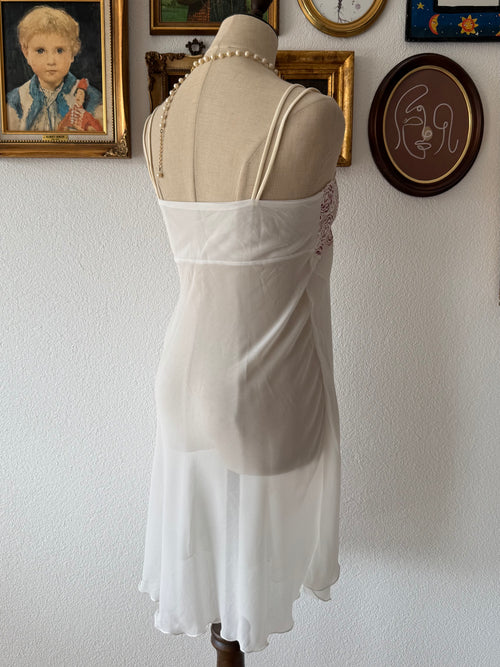 Fairy Sheet White Chiffon Slip size S