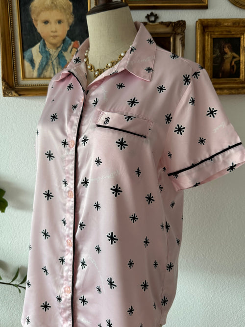 Victoria’s Secret Pink Satin Pyjama Set Size S