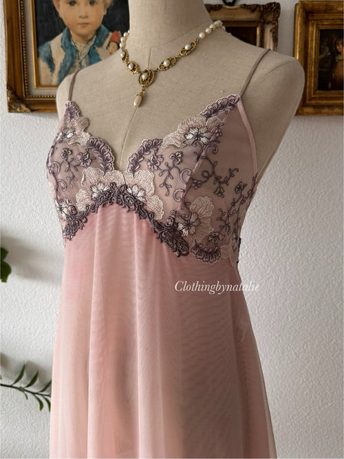 Ombré Pink Mesh Babydoll Size M
