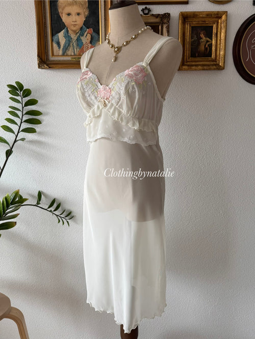 Fairy Yellow Chiffon Slip Size S