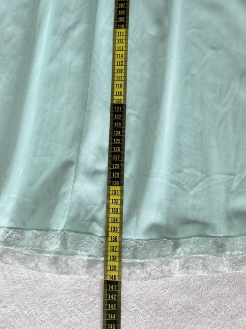 Gotham Blue Nylon Maxi Gown Size M