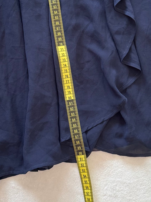 Whimsical Navy Babydoll Dress Size M