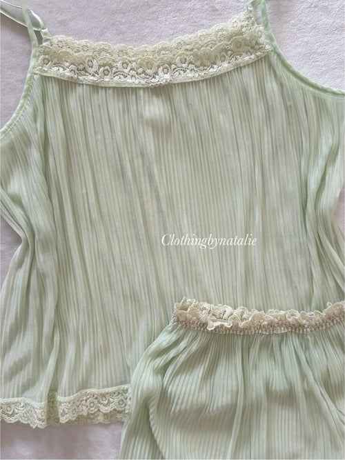 Green Sheer Mesh Lounge Set Size M