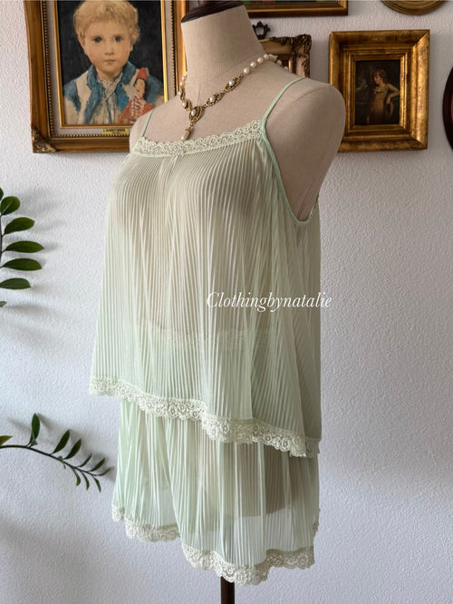 Green Sheer Mesh Lounge Set Size M
