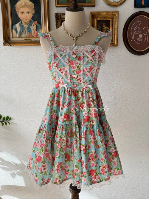 Coquette Floral Babydoll Dress Size S