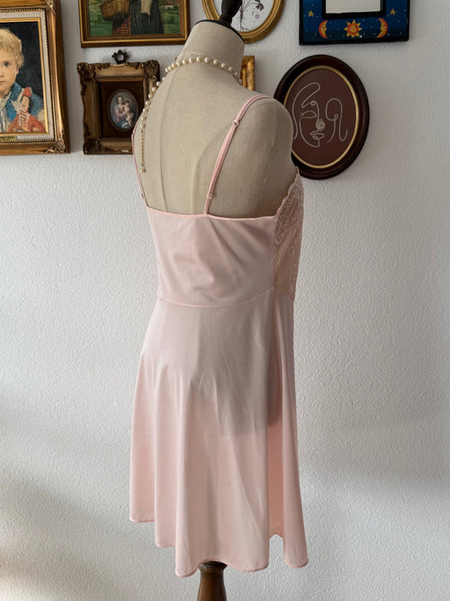 Blush Orange Nylon Slip Size M