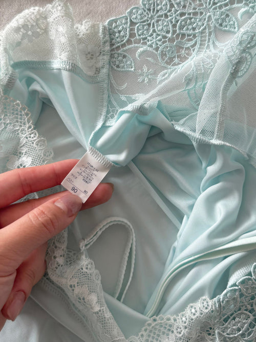Baby Blue Nylon Cami Size M