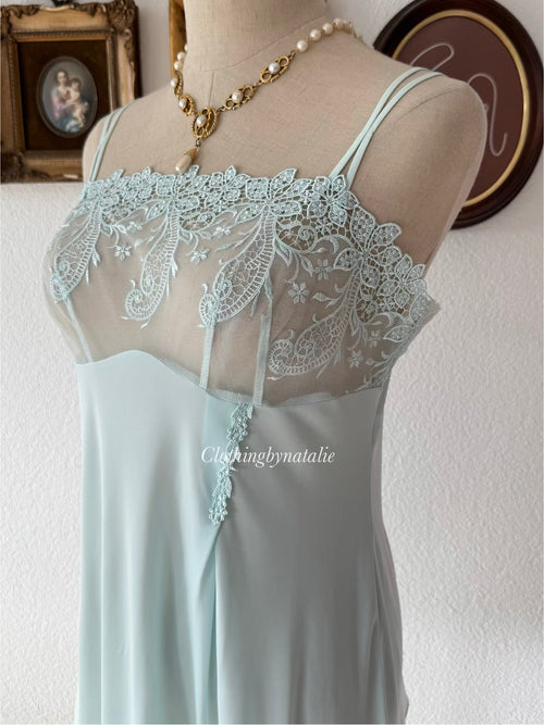 Baby Blue Nylon Cami Size M