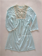 Sears Blue Stretchy Nightgown Size S