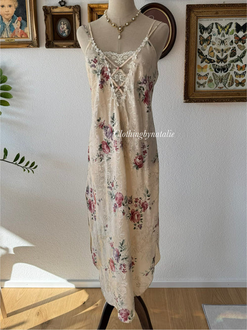 Expression Floral Brocade Gown Size M