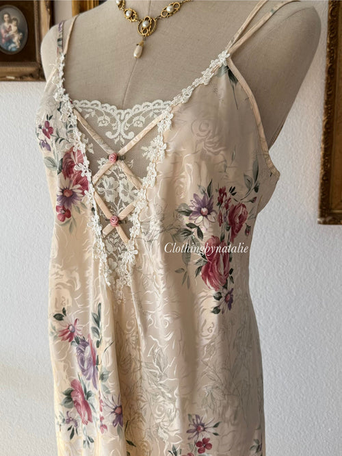 Expression Floral Brocade Gown Size M