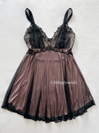 Whimsical Black Pink Babydoll Size M/small L