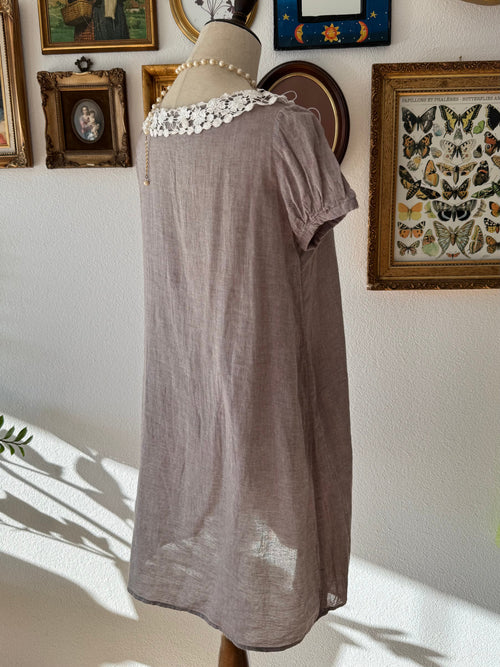 Japanese Grey Cotton Babydoll size S