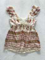 Y2K Chiffon Blouse size S