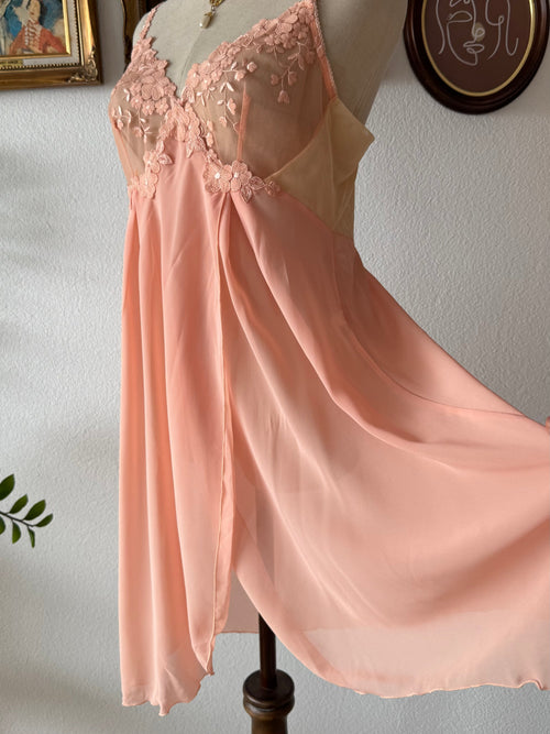 Fairy Orange Chiffon Babydoll Size M