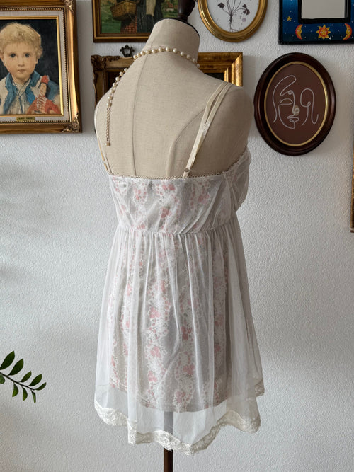 Y2K Floral Stretchy Blouse Size M