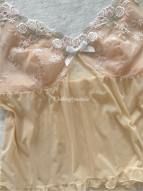 Fairy Sheer Mesh Cami Size M