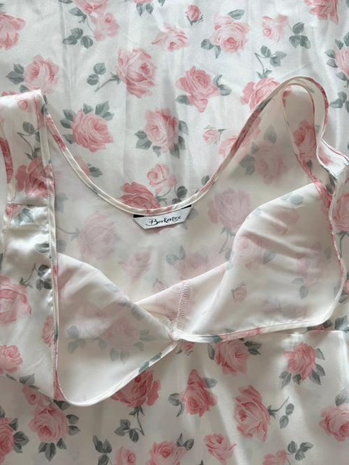 Berkertex Floral Satin Maxi Dress size M