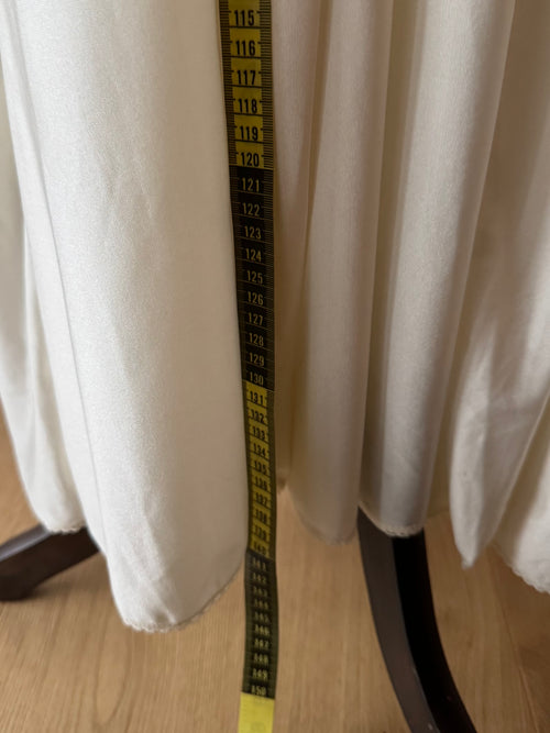 Miss Dior Cream Nylon Maxi Peignoir Set Size S