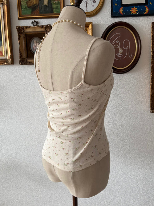 Coquette Floral Knit Cami Size S