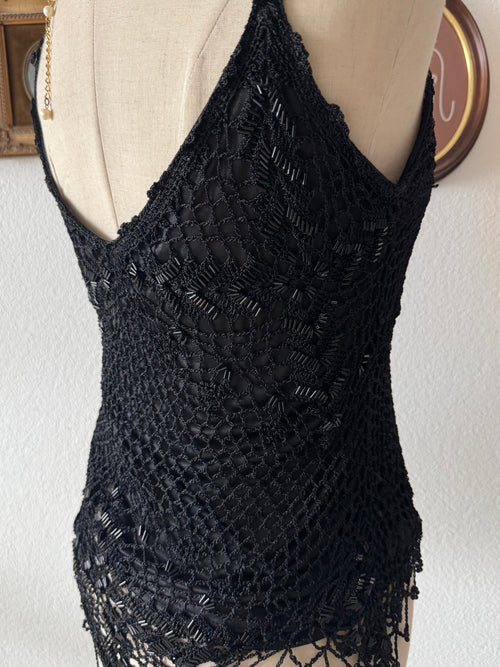 Fairy Black Knit Cami Size S