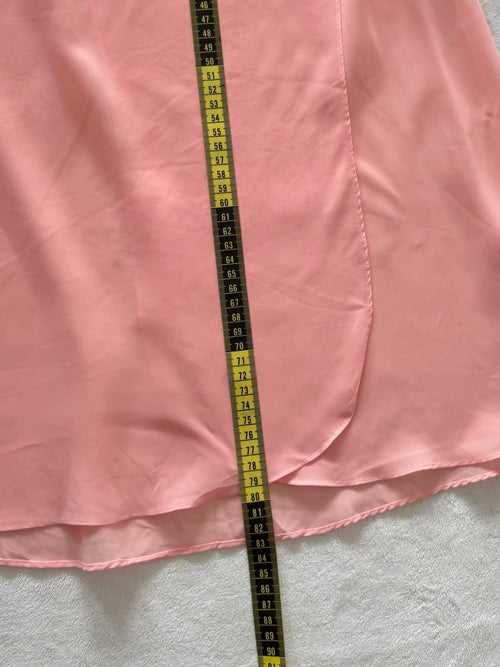 Soft Orange Chiffon Nightgown Size S