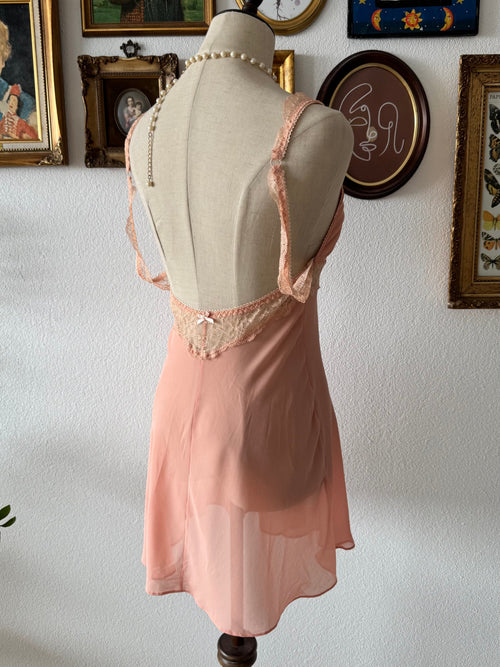 Fairy Orange Chiffon Slip Size S
