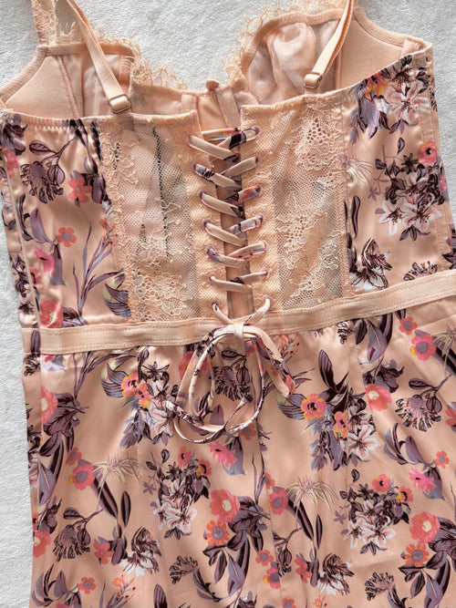 Victoria’s Secret Orange Satin Bustier Size XS