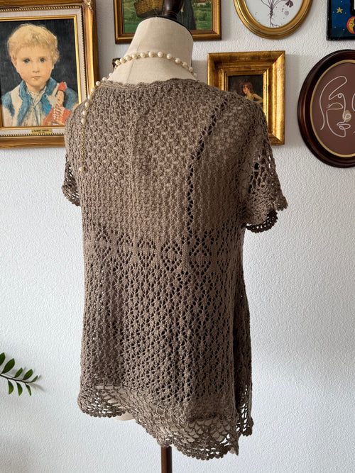 Earthy Brown Knit Cami Set Size S