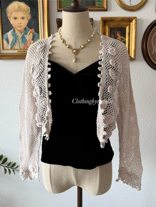 Y2K Cardigan Cami Set Size S