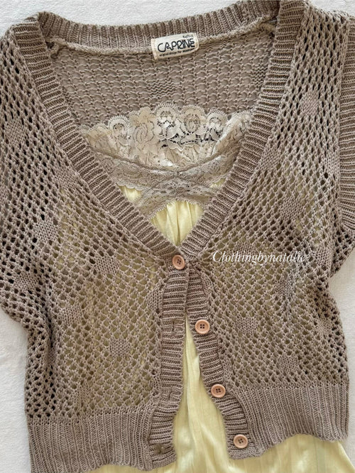 Y2K Knit Cami Set Size S