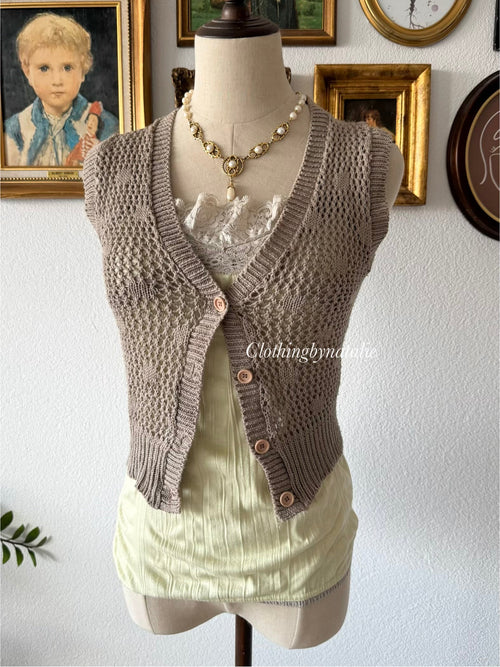 Y2K Knit Cami Set Size S