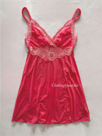 Hot Pink Sheer Mesh Slip Size S