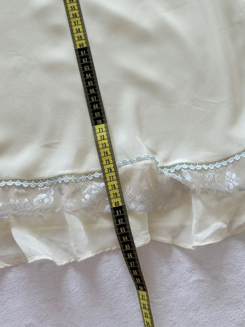 Sheer Yellow Chiffon Slip Size S