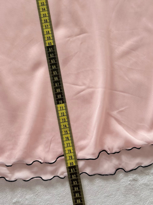 Sheer Pink Chiffon Slip Size S