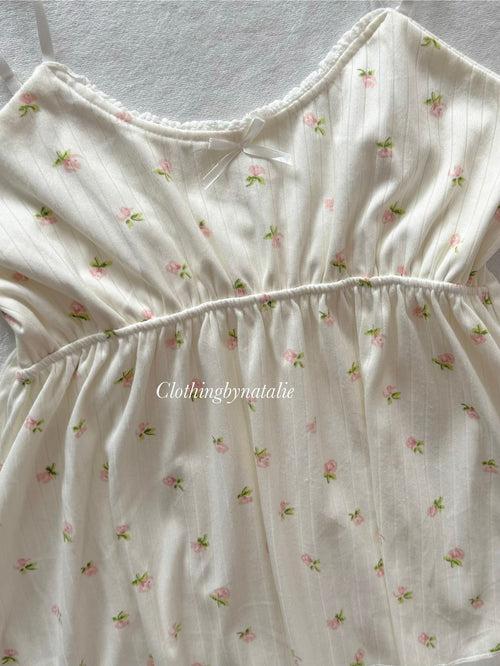 Coquette Floral Jersey Cami Size M