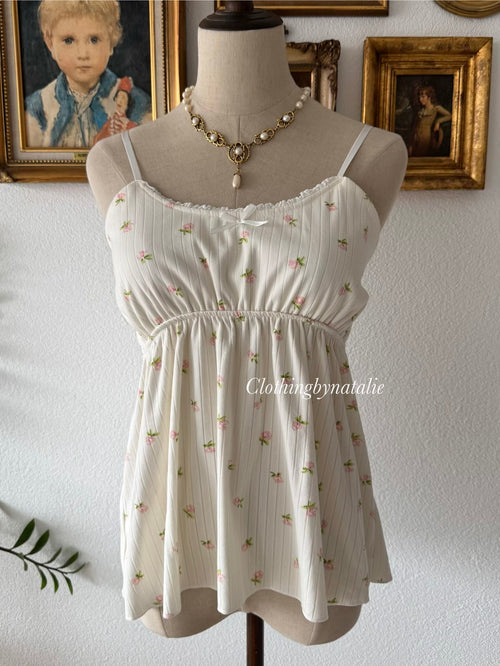 Coquette Floral Jersey Cami Size M