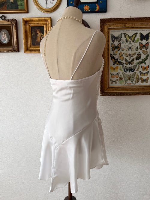 Flora Nikrooz Mini Bridal Peignoir Set Size S