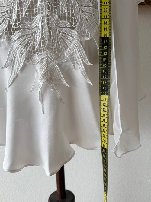 Flora Nikrooz Mini Bridal Peignoir Set Size S