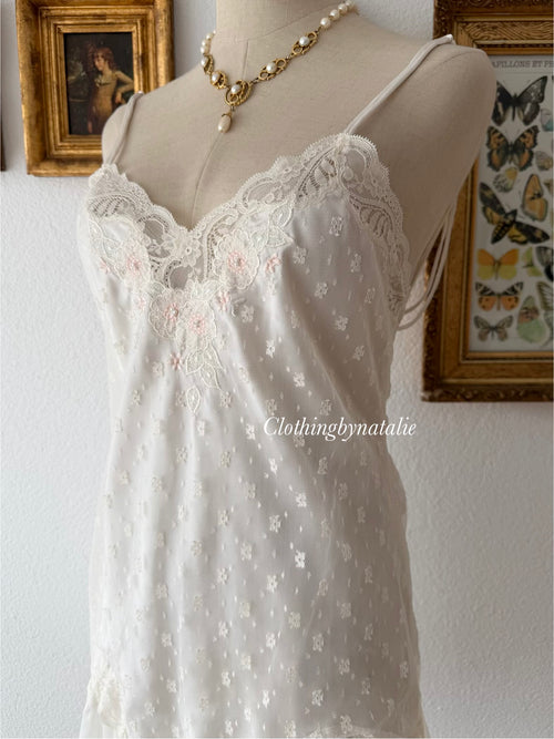 Sara Beth Bridal Satin Peignoir Set Size S
