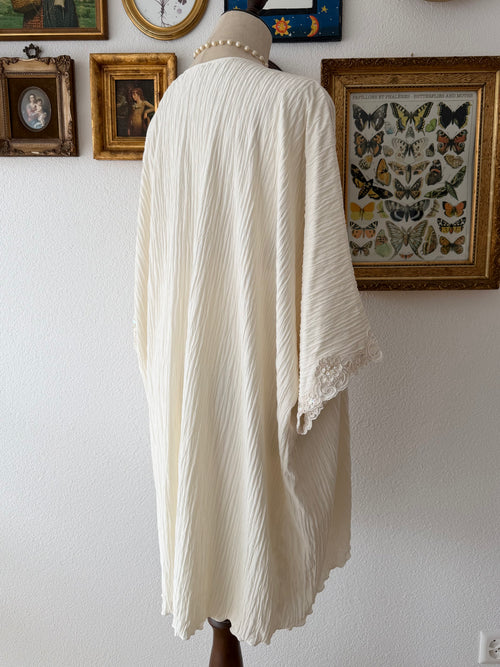 Shadow Line Jersey Peignoir Set Size L