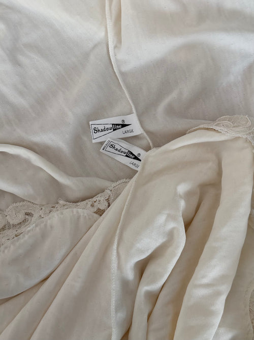 Shadow Line Jersey Peignoir Set Size L