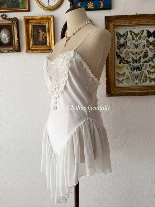 Flora Nikrooz Bridal Mini Dress Size S