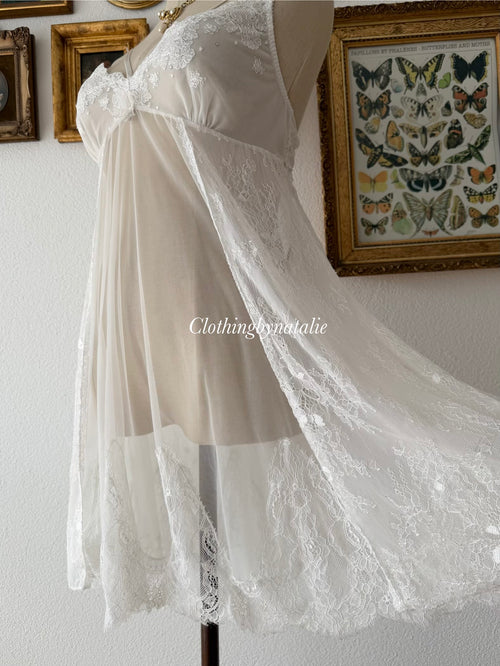 Fairy Lace Mesh Babydoll Size M