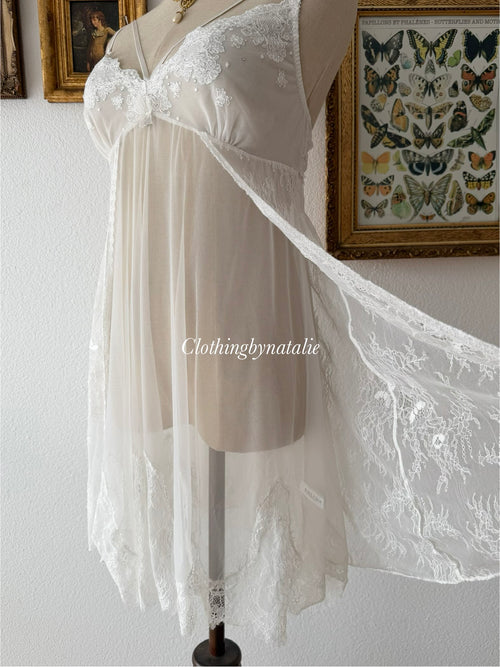 Fairy Lace Mesh Babydoll Size M