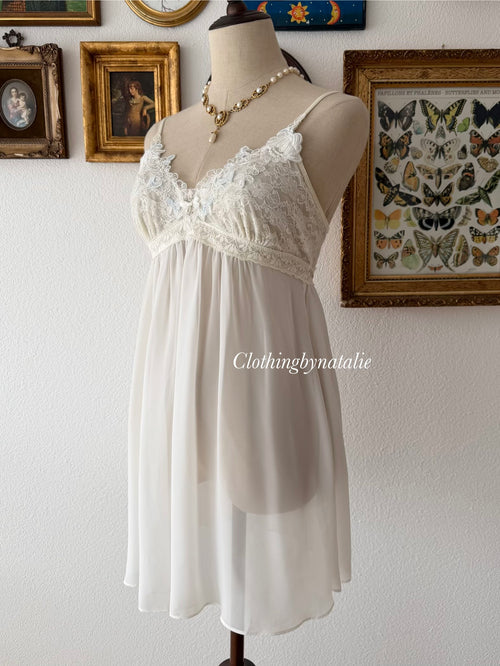 Inbloom Bridal Chiffon Peignoir Size M