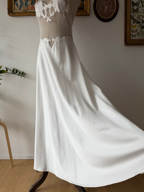 Linda Bridal Maxi Satin Dress Size S