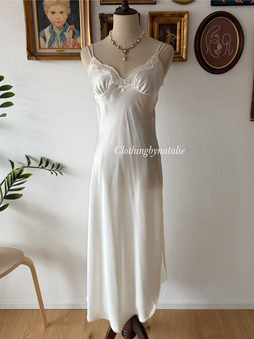 Lingerie Cacique Bridal Satin Peignoir Set Size S